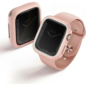Etui UNIQ Moduo Apple Watch Series 4/5/6/7/8/SE 40/41mm rózsaszín-fehér/blush-white