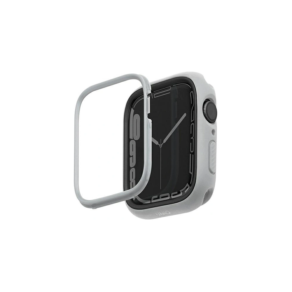 Etui UNIQ Moduo Apple Watch 4/5/6/7/8/9/SE 44/45mm kredowy-szary/chalk-grey