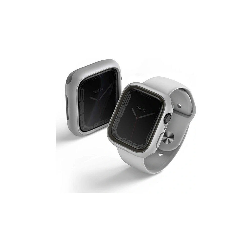 Etui UNIQ Moduo Apple Watch 4/5/6/7/8/9/SE 44/45mm kredowy-szary/chalk-grey