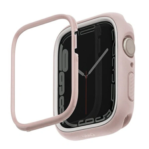 Kup Etui UNIQ Moduo Apple Watch 4/5/6/7/8/9/SE 44/45mm růžový-bílý/blush-white - UNIQ718 - {ean13} - Sklep Home Screen