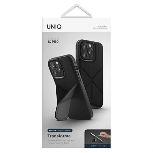 Kup Etui UNIQ Transforma Apple iPhone 14 Pro Magclick Charging černý/ebony black - UNIQ723 - {ean13} - Sklep Home Screen