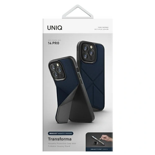 Kup Etui UNIQ Transforma Apple iPhone 14 Pro Magclick Charging modrý/electric blue - UNIQ724 - {ean13} - Sklep Home Screen