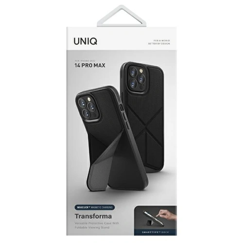 Kup Etui UNIQ Transforma Apple iPhone 14 Pro Max Magclick Charging fekete/ebony black - UNIQ725 - {ean13} - Sklep Home Screen