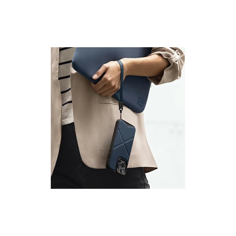 Etui UNIQ Transforma Apple iPhone 14 Pro Max Magclick Charging niebieski/electric blue