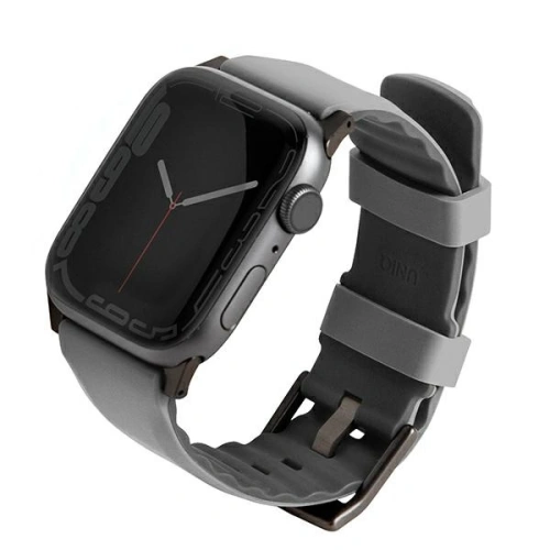 Kup UNIQ Linus Apple Watch 4/5/6/7/8/9/SE/10 40/41/42mm Airosoft Silikon grau/chalk grey - UNIQ729 - {ean13} - Sklep Home Screen