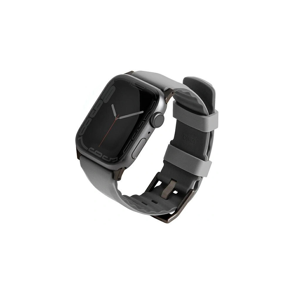 Pasek UNIQ Linus Apple Watch 4/5/6/7/8/9/SE/10 40/41/42mm Airosoft Silicone szary/chalk grey