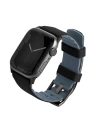 UNIQ Linus Apple Watch 4/5/6/7/SE/8/9/Ultra 44/45/49mm Airosoft Silikon schwarz/midnight black