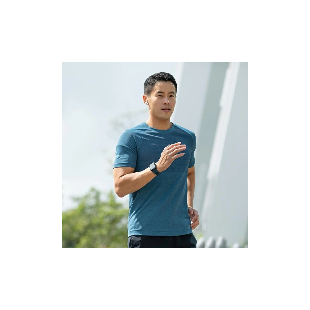 Pasek UNIQ Linus Apple Watch 4/5/6/7/SE/8/9/Ultra 44/45/49mm Airosoft Silicone niebieski/nautical blue