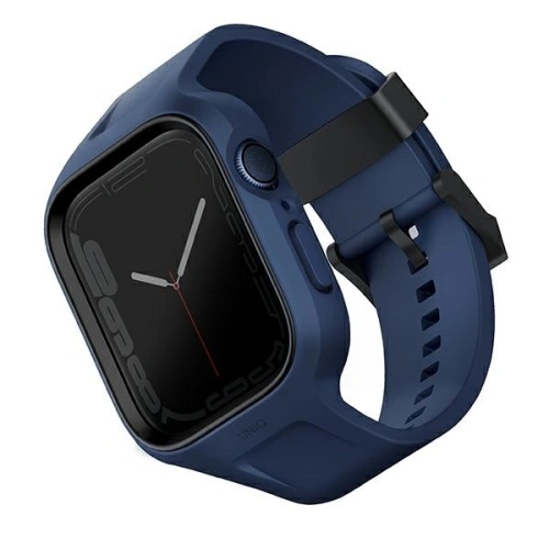 Kup Pasek + etui UNIQ Monos 2in1 Apple Watch 4/5/6/7/8/9/SE 44/45mm kék/marine blue - UNIQ735 - {ean13} - Sklep Home Screen