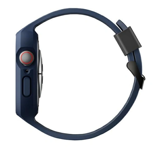 Kup Pasek + etui UNIQ Monos 2in1 Apple Watch 4/5/6/7/8/9/SE 44/45mm modrý/marine blue - UNIQ735 - {ean13} - Sklep Home Screen