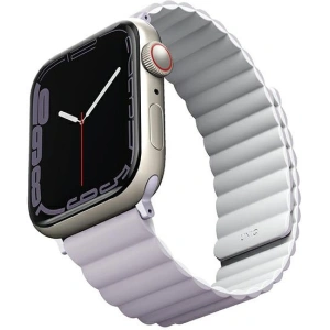UNIQ Revix Apple Watch 4/5/6/7/8/SE/SE2/9/10 40/41/42mm Reversible Magnetic lila-fehér/lilac-white