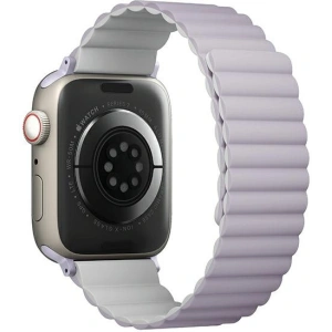 UNIQ Revix Apple Watch 4/5/6/7/8/SE/SE2/9/10 40/41/42mm Reversible Magnetic lila-fehér/lilac-white