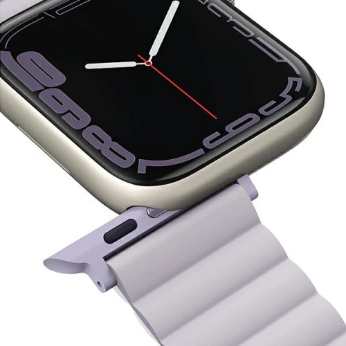 Kup Pásek UNIQ Revix Apple Watch 4/5/6/7/8/SE/SE2/9/10 40/41/42mm Reverzibilní Magnetic lilak-bílý/lilac-white - UNIQ737 - {ean13} - Sklep Home Screen