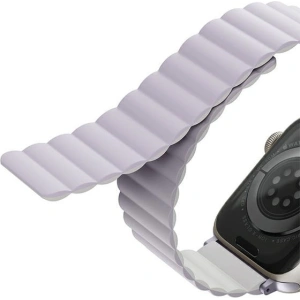 UNIQ Revix Apple Watch 4/5/6/7/8/SE/SE2/9/10 40/41/42mm Reversible Magnetic lila-fehér/lilac-white