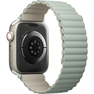 UNIQ Revix Apple Watch 4/5/6/7/8/SE/SE2/9/10 40/41/42mm Reversible Magnetic zöld-beige/sage-beige