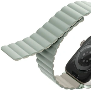 UNIQ Revix Apple Watch 4/5/6/7/8/SE/SE2/9/10 40/41/42mm Reversible Magnetic zöld-beige/sage-beige