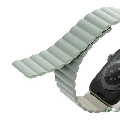 Kup Pasek UNIQ Revix Apple Watch 4/5/6/7/8/SE/SE2/9/10 40/41/42mm Reversibil Magnetic verde-bej/sage-beige - UNIQ738 - {ean13} - Sklep Home Screen