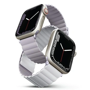 Kup UNIQ Revix Apple Watch 4/5/6/7/SE/8/9/Ultra 44/45/49mm Wendenbar Magnetic lilak-weiß/lilac-white - UNIQ739 - {ean13} - Sklep Home Screen