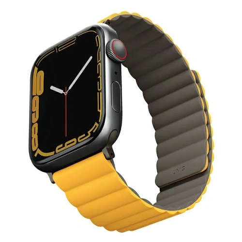 Kup Pasek UNIQ Revix Apple Watch 4/5/6/7/SE/8/9/Ultra 44/45/49mm Reversibil Magnetic muștar-khaki/mustard-khaki - UNIQ740 - {ean13} - Sklep Home Screen