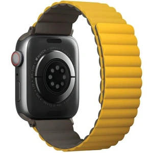 Kup UNIQ Revix Apple Watch 4/5/6/7/SE/8/9/Ultra 44/45/49mm Wende Magnetic senfgelb-khaki/mustard-khaki - UNIQ740 - {ean13} - Sklep Home Screen