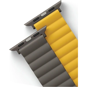 Kup UNIQ Revix Apple Watch 4/5/6/7/SE/8/9/Ultra 44/45/49mm Wende Magnetic senfgelb-khaki/mustard-khaki - UNIQ740 - {ean13} - Sklep Home Screen