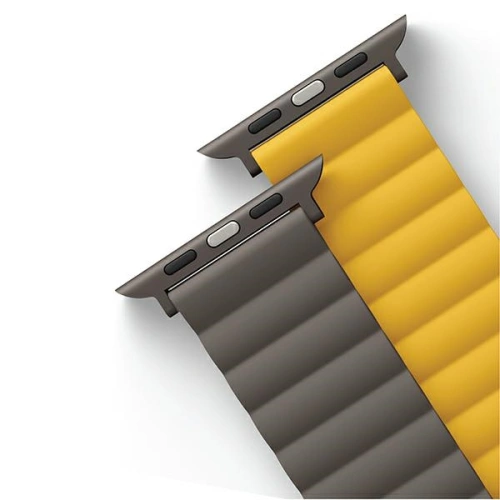 Kup UNIQ Revix Apple Watch 4/5/6/7/SE/8/9/Ultra 44/45/49mm Wende Magnetic senfgelb-khaki/mustard-khaki - UNIQ740 - {ean13} - Sklep Home Screen