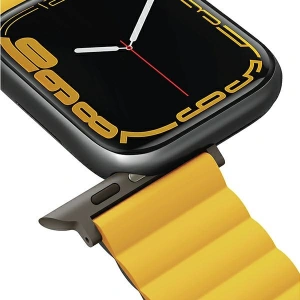 Kup UNIQ Revix Apple Watch 4/5/6/7/SE/8/9/Ultra 44/45/49mm Wende Magnetic senfgelb-khaki/mustard-khaki - UNIQ740 - {ean13} - Sklep Home Screen