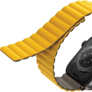 Kup UNIQ Revix Apple Watch 4/5/6/7/SE/8/9/Ultra 44/45/49mm Wende Magnetic senfgelb-khaki/mustard-khaki - UNIQ740 - {ean13} - Sklep Home Screen