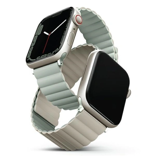 Kup UNIQ Revix Apple Watch 4/5/6/7/SE/8/9/Ultra 44/45/49mm Wendbar Magnetic salbei-beige/sage-beige - UNIQ741 - {ean13} - Sklep Home Screen
