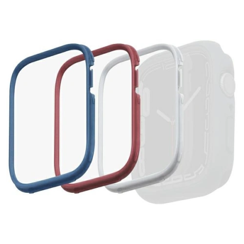 Kup Ramka UNIQ do etui Moduo Apple Watch 4/5/6/7/8/9/SE 44/45mm Kék-Piros-Fehér/Blue-Red-White [3 PACK] - UNIQ742 - {ean13} - Sklep Home Screen