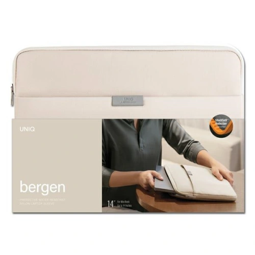Kup Torba UNIQ Bergen pentru laptop 14 inch bej/ivory - UNIQ744 - {ean13} - Sklep Home Screen
