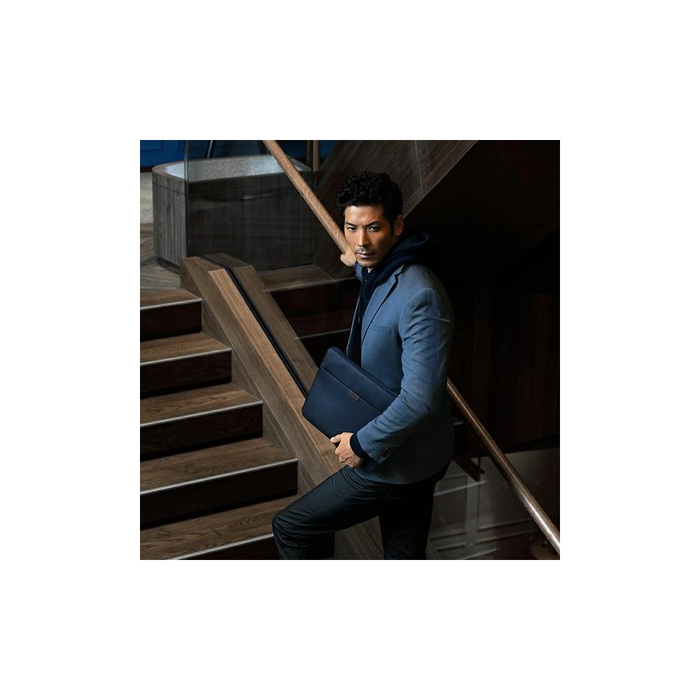 Torba UNIQ Bergen laptop Sleeve 14 cali niebieski/abyss blue