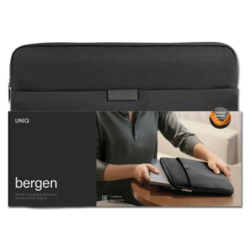 Kup Taška UNIQ Bergen na laptop 16 palců černá/midnight black - UNIQ748 - {ean13} - Sklep Home Screen