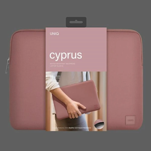 Kup Torba UNIQ Cyprus laptop Sleeve 14 cali różowy/mauve pink Water-resistant Neoprene - UNIQ751 - {ean13} - Sklep Home Screen