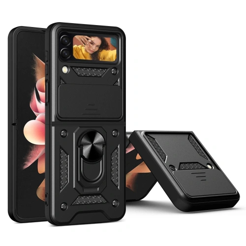 Kup Case Tech-Protect CamShield Pro Samsung Galaxy Z Flip 4 Schwarz - THP1438 - {ean13} - Sklep Home Screen