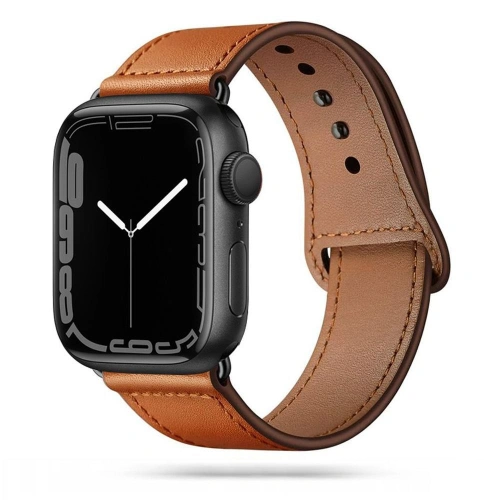Buy Belt Tech-Protect Leatherfit Apple Watch 4/5/6/7/8/9/SE/10 40/41/42mm Brown - THP1440 - {ean13} - Home Screen Store Europe