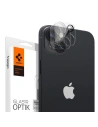 Gehärtetes Glas für Spigen Optik.tr Kamera-Schutz Apple iPhone 14/14 Plus Crystal Clear [2 PACK]