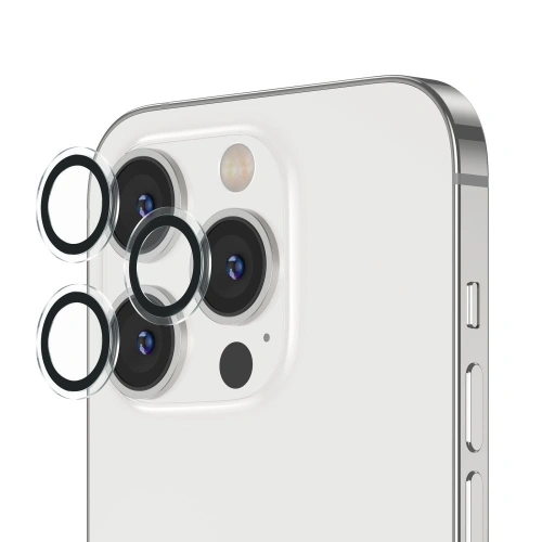 Kup Gehärtetes Glas für ESR Kameraobjektiv Apple iPhone 14 Pro/14 Pro Max Schwarz - ESR574 - {ean13} - Sklep Home Screen