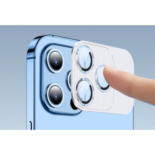 Kup Gehärtetes Glas für ESR Kameraobjektiv Apple iPhone 14 Pro/14 Pro Max Schwarz - ESR574 - {ean13} - Sklep Home Screen