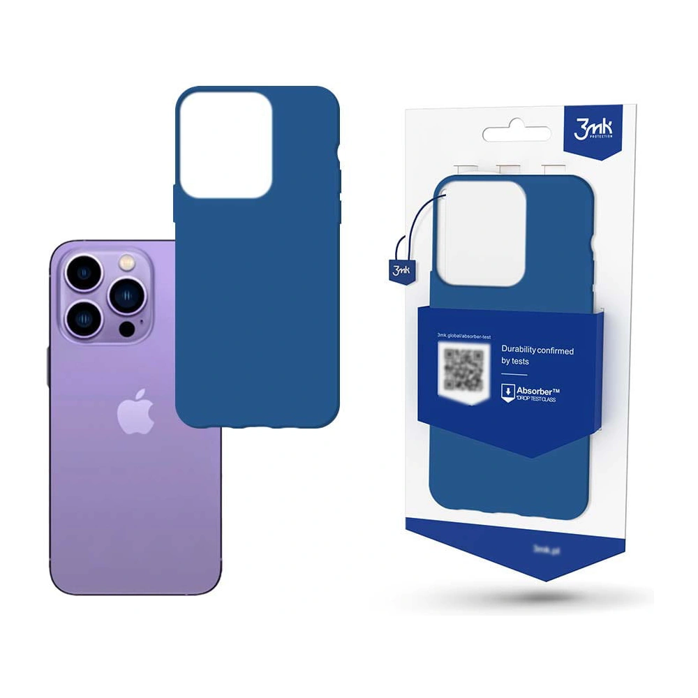 Etui 3MK Matt Case Apple iPhone 14 Pro jagoda/blueberry
