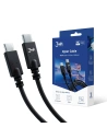 Kabel 3MK Hyper Cable USB-C/USB-C 4K 60Hz 1m 100W schwarz
