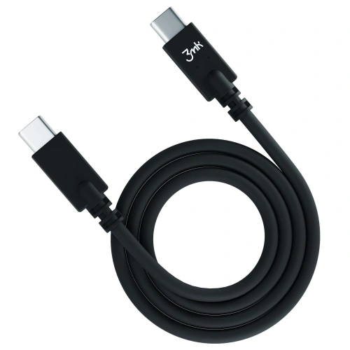 Kup Kabel 3MK Hyper Cable USB-C/USB-C 4K 60Hz 1m 100W schwarz - 3MK4021 - {ean13} - Sklep Home Screen