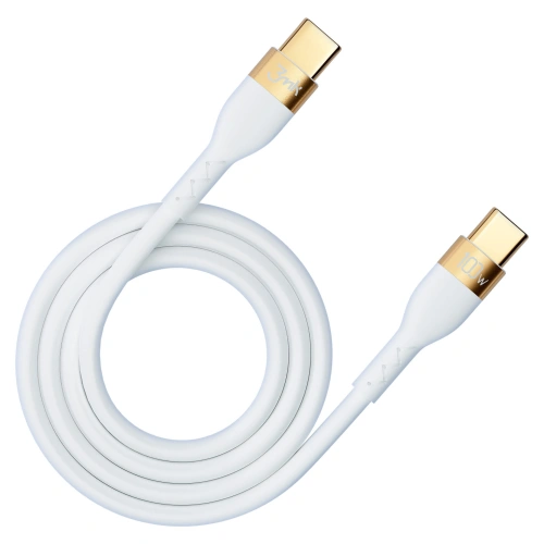 Kup Kabel 3MK HyperSilicone USB-C/USB-C 100W 2m weiß - 3MK4022 - {ean13} - Sklep Home Screen