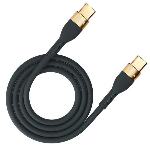 Kup Kábel 3MK HyperSilicone USB-C/USB-C 100W 2m fekete - 3MK4023 - {ean13} - Sklep Home Screen
