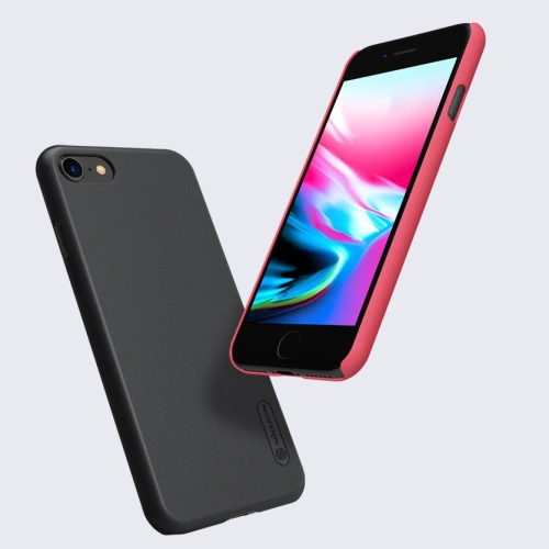 Kup Case Nillkin Super Frosted Shield Apple iPhone SE 2022/SE 2020/8/7 schwarz - NLK438 - {ean13} - Sklep Home Screen