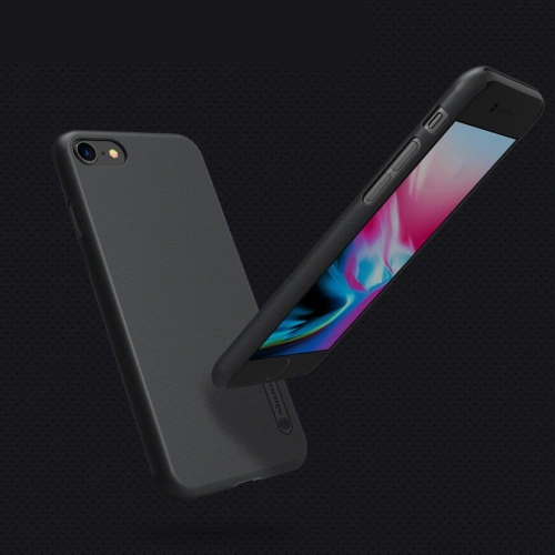 Buy Nillkin Super Frosted Shield Apple iPhone SE 2022/SE 2020/8/7 black - NLK438 - {ean13} - Home Screen Store Europe