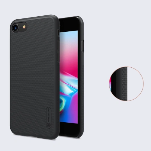 Kup Case Nillkin Super Frosted Shield Apple iPhone SE 2022/SE 2020/8/7 schwarz - NLK438 - {ean13} - Sklep Home Screen
