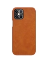 Kup Etui Nillkin Qin Apple iPhone 12 Pro Max brązowy - NLK439 - {ean13} - Sklep Home Screen