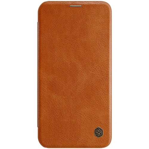 Kup Etui Nillkin Qin Apple iPhone 12 Pro Max brązowy - NLK439 - {ean13} - Sklep Home Screen
