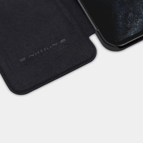 Kup Etui Nillkin Qin Apple iPhone 12 Pro Max brązowy - NLK439 - {ean13} - Sklep Home Screen